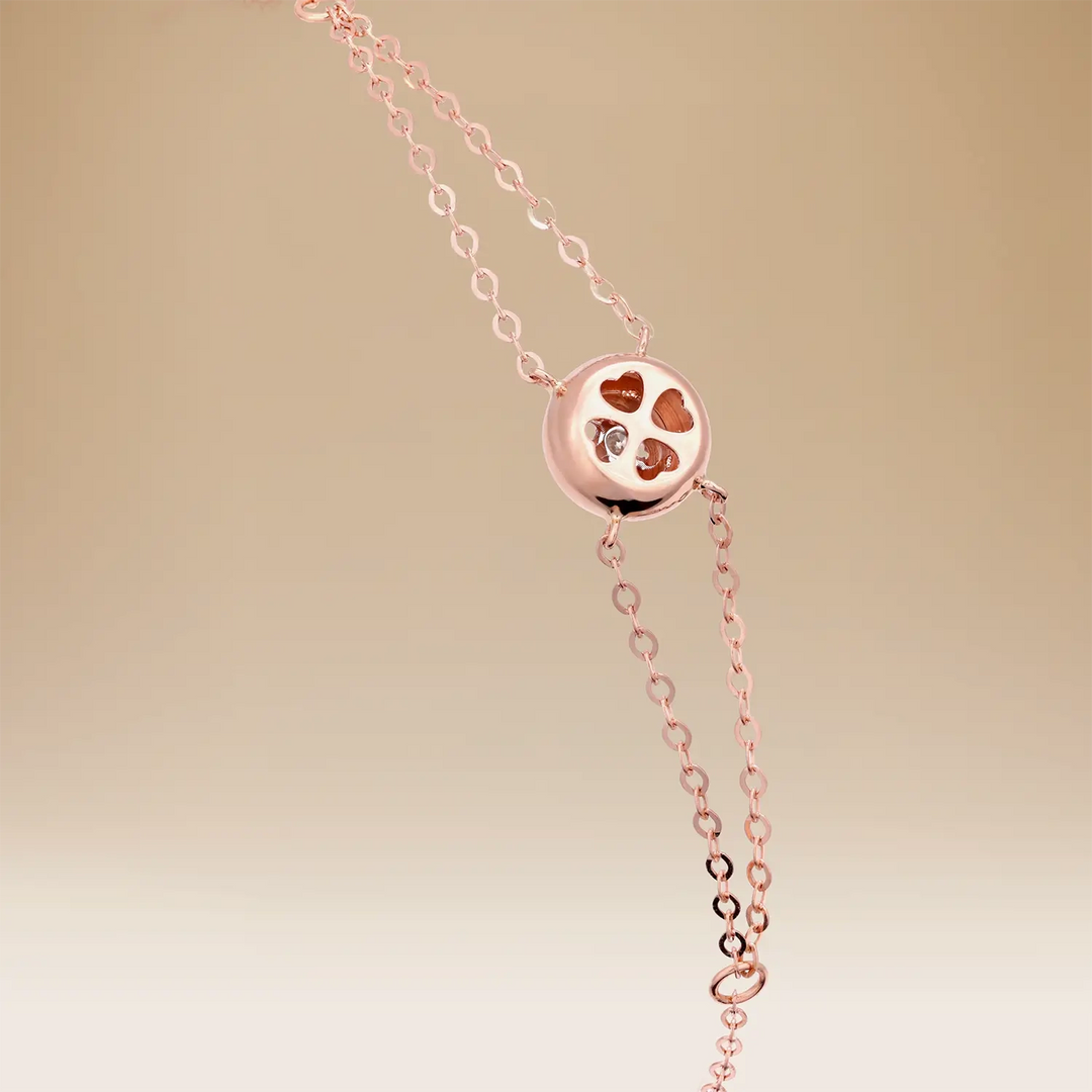 Omnia Radiance 18K Rose Gold & Diamond Bracelet