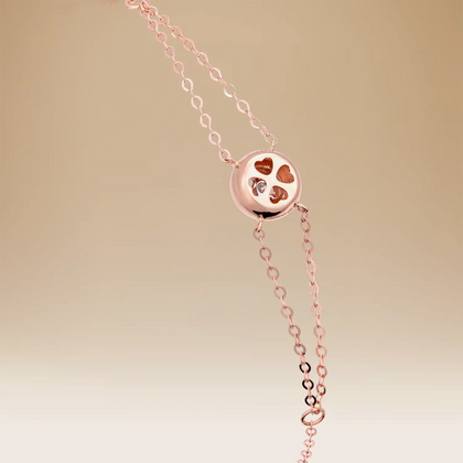 Omnia Radiance 18K Rose Gold & Diamond Bracelet