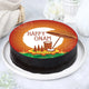 Delicious Onam Celebration Chocolate Cake with Pineapple Flavor
