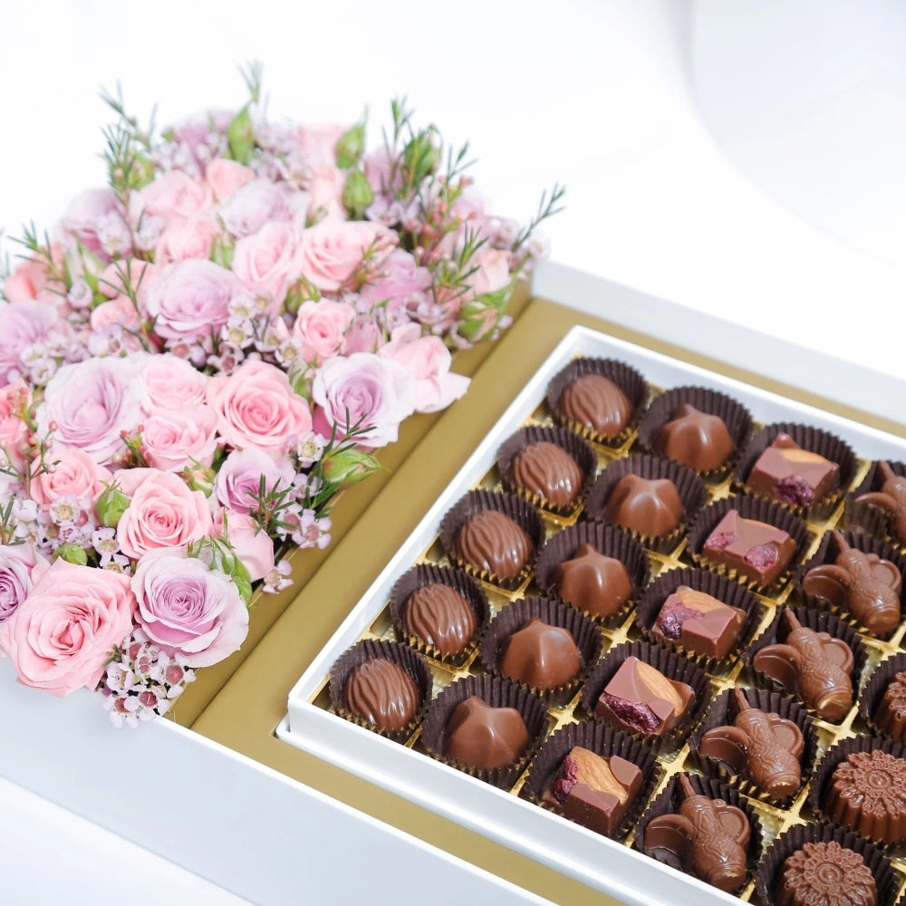 Exquisite Paradise Chocolates & Floral Elegance by Opera Patisserie
