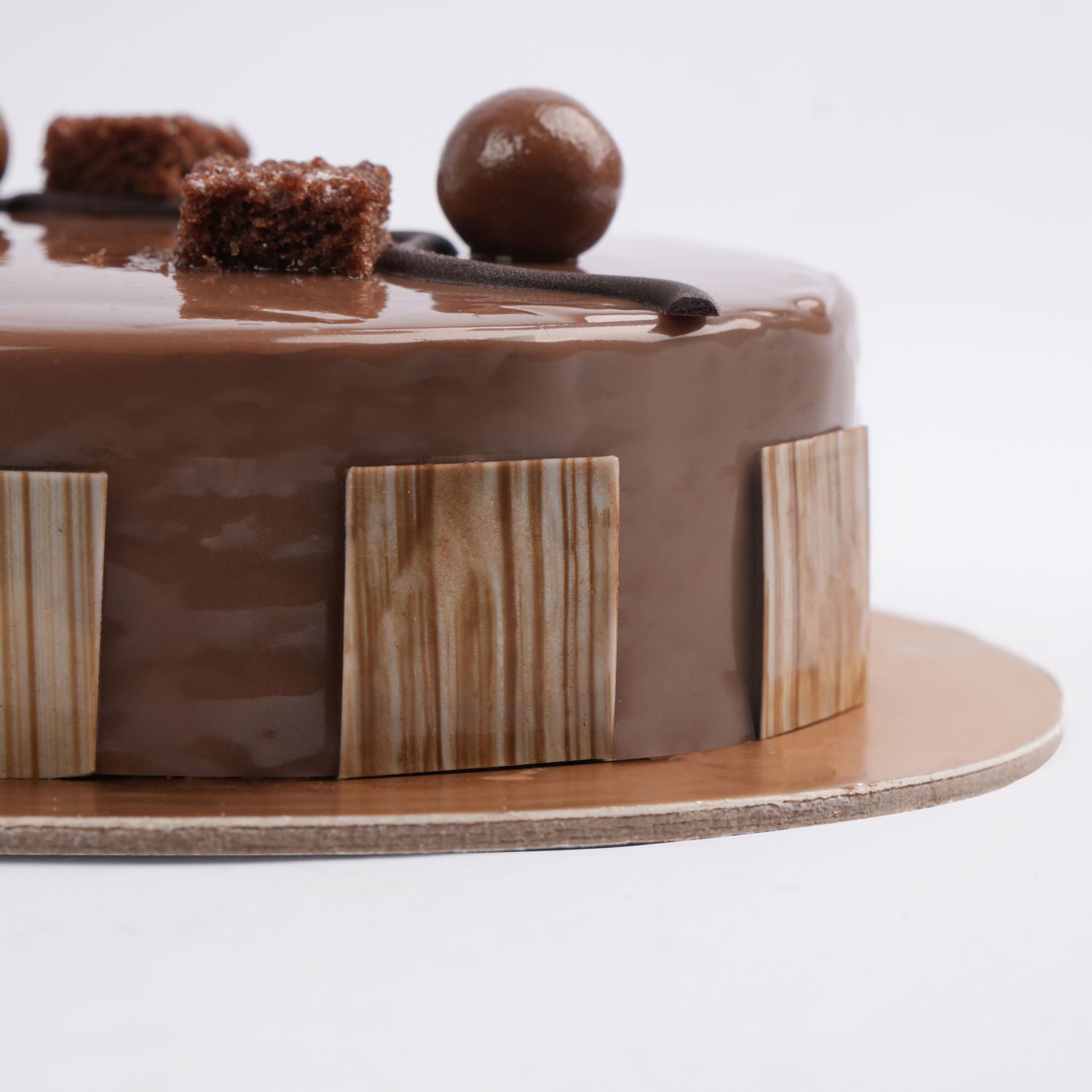 Opulent Dark Compound Fudge Cake