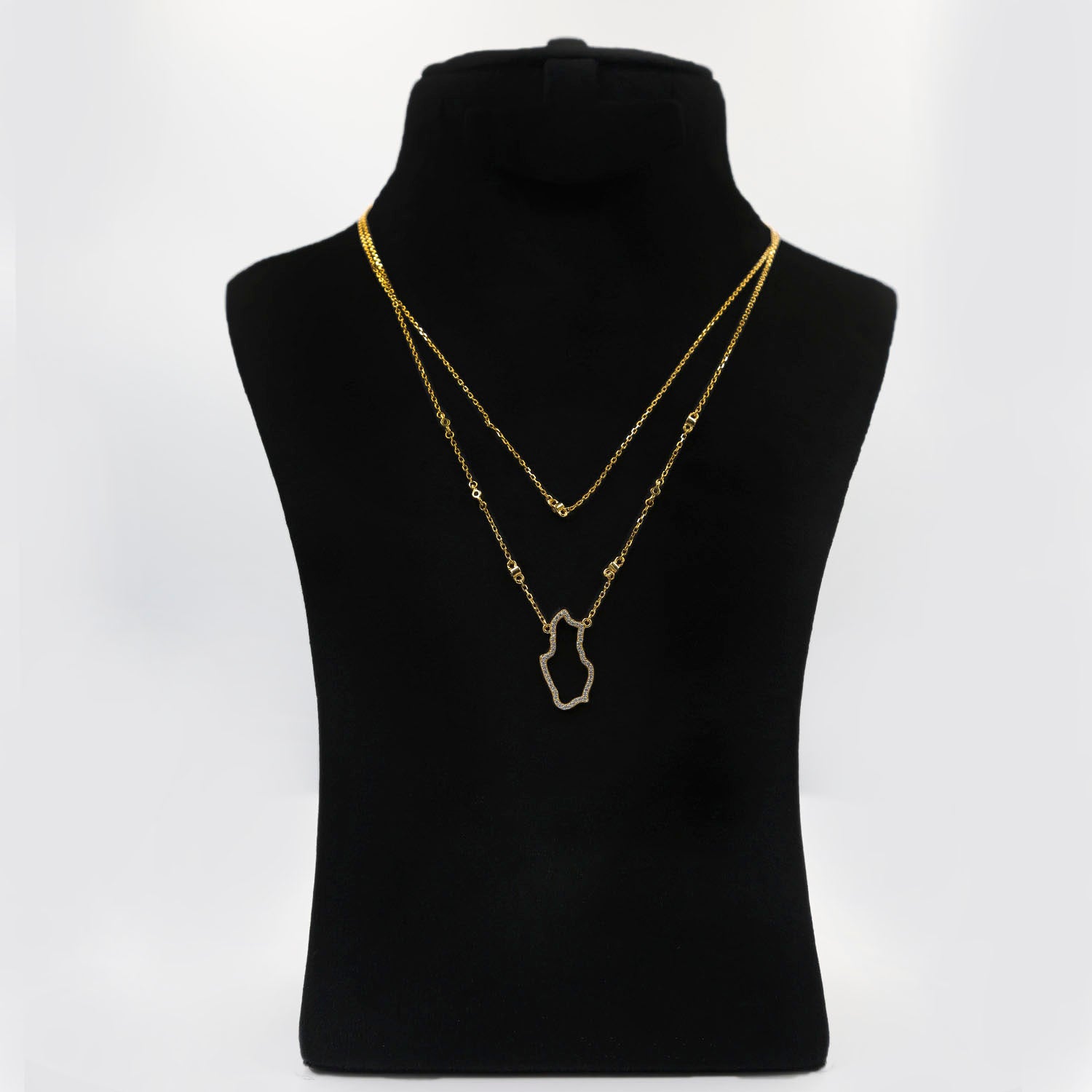 Qatar Double Chain Necklace