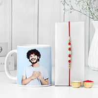 Pearl Rakhi N Mug Combo