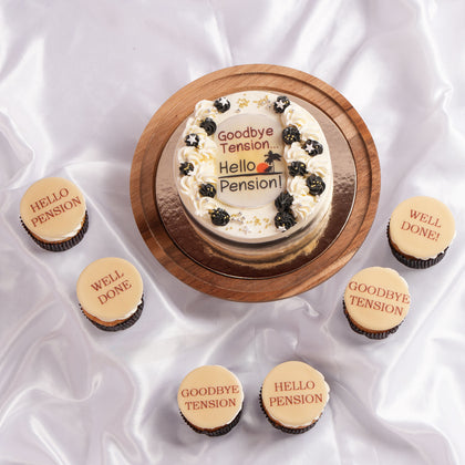 Pension Paradise Celebration Cake and Cupcake Set