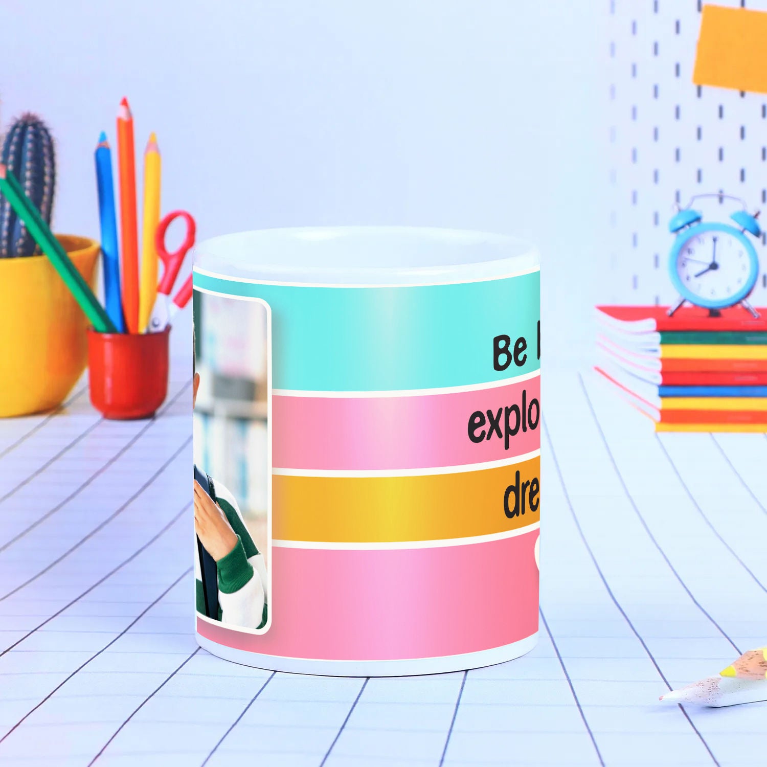 Personalised Be Brave Childrens Day Gift Mug
