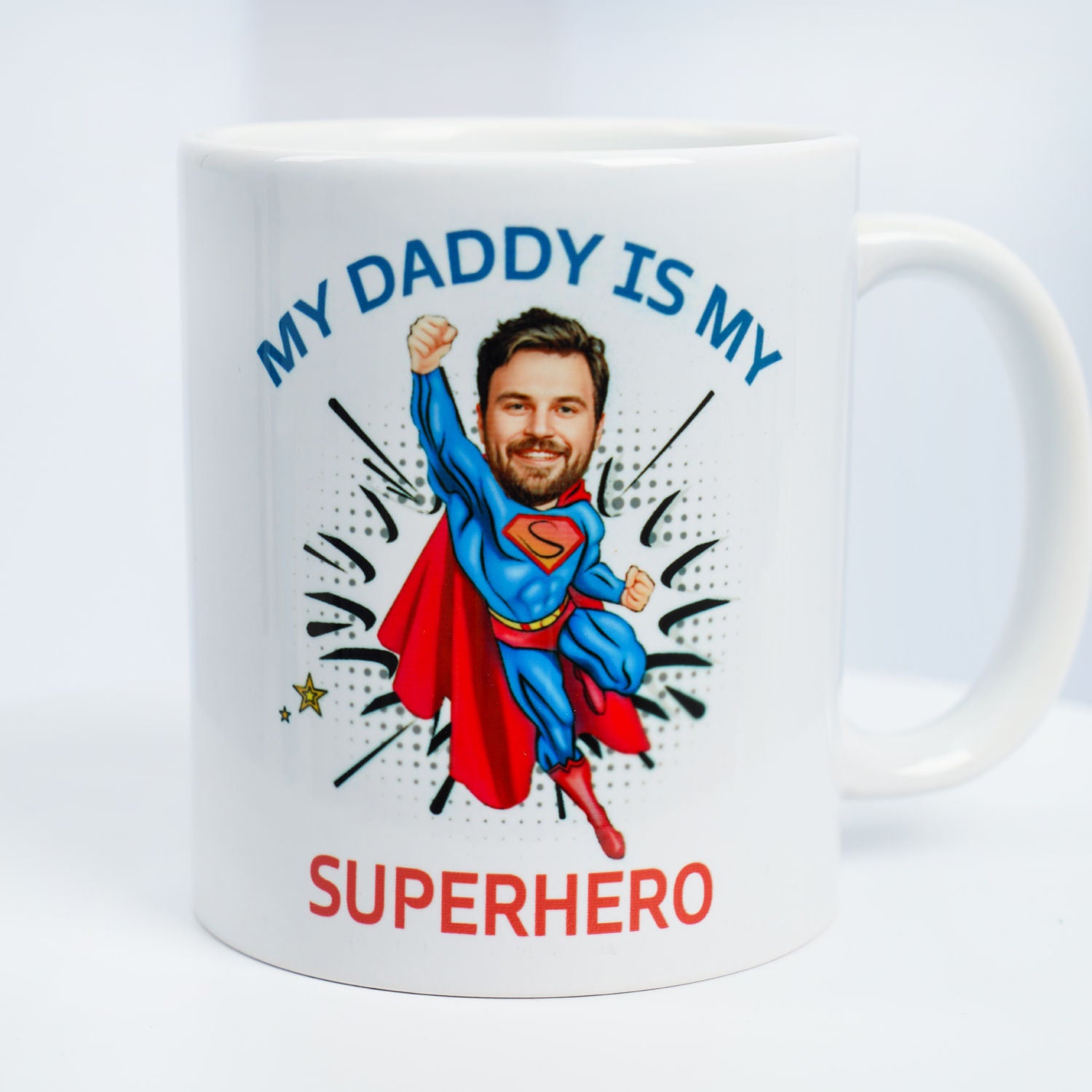 Personalised Caricature Mug For Father