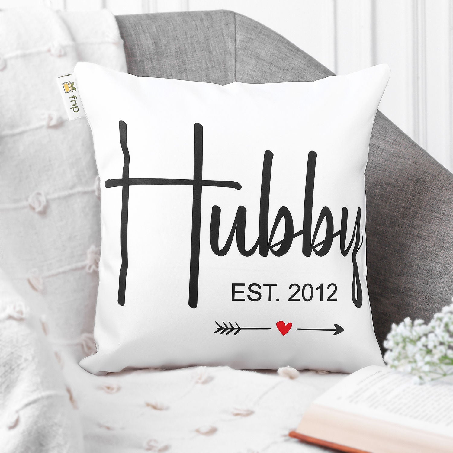 Personalised Cushion For Hubby