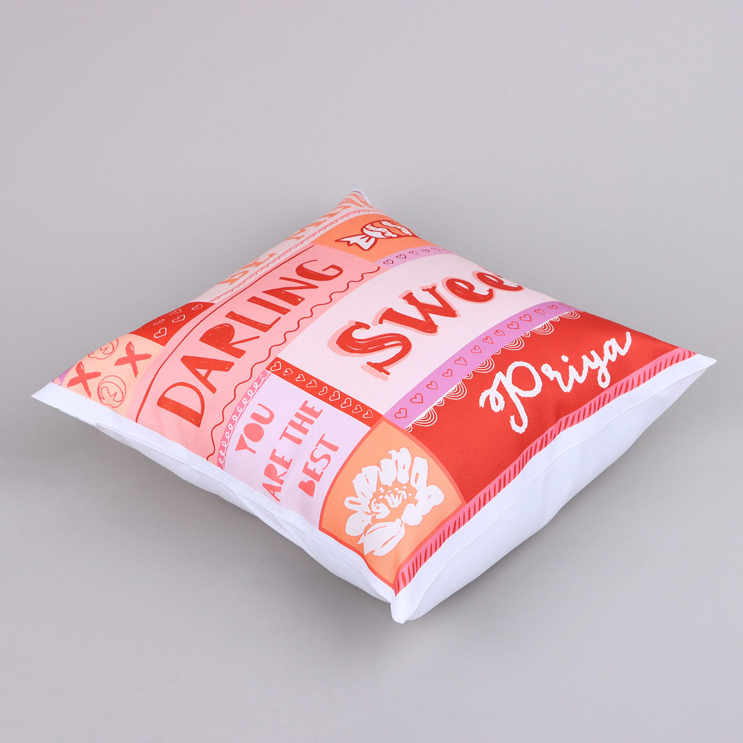 وسادة عيد الحب المخصصة - هدية رومانسية وجذابة