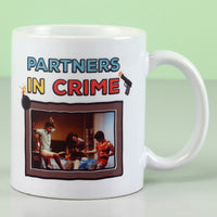 Customized 'Partners In Crime' Ceramic Mug - Perfect Gift for Friends