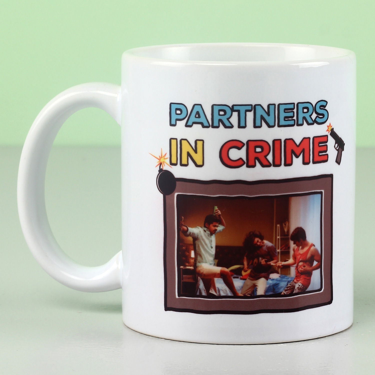 Personalised Partners In Crime Mug