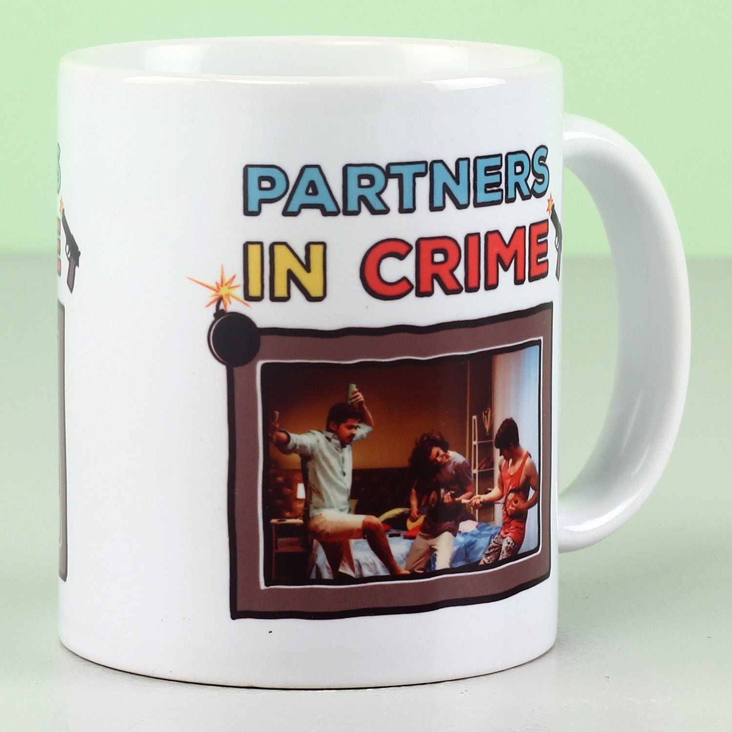 Personalised Partners In Crime Mug