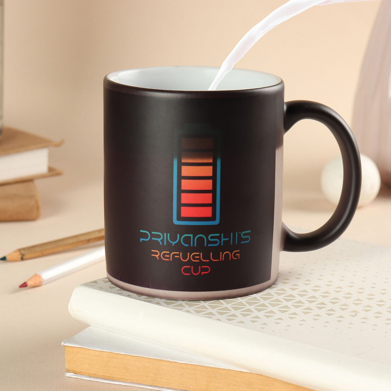 Personalised Refuelling Club Magic Mug