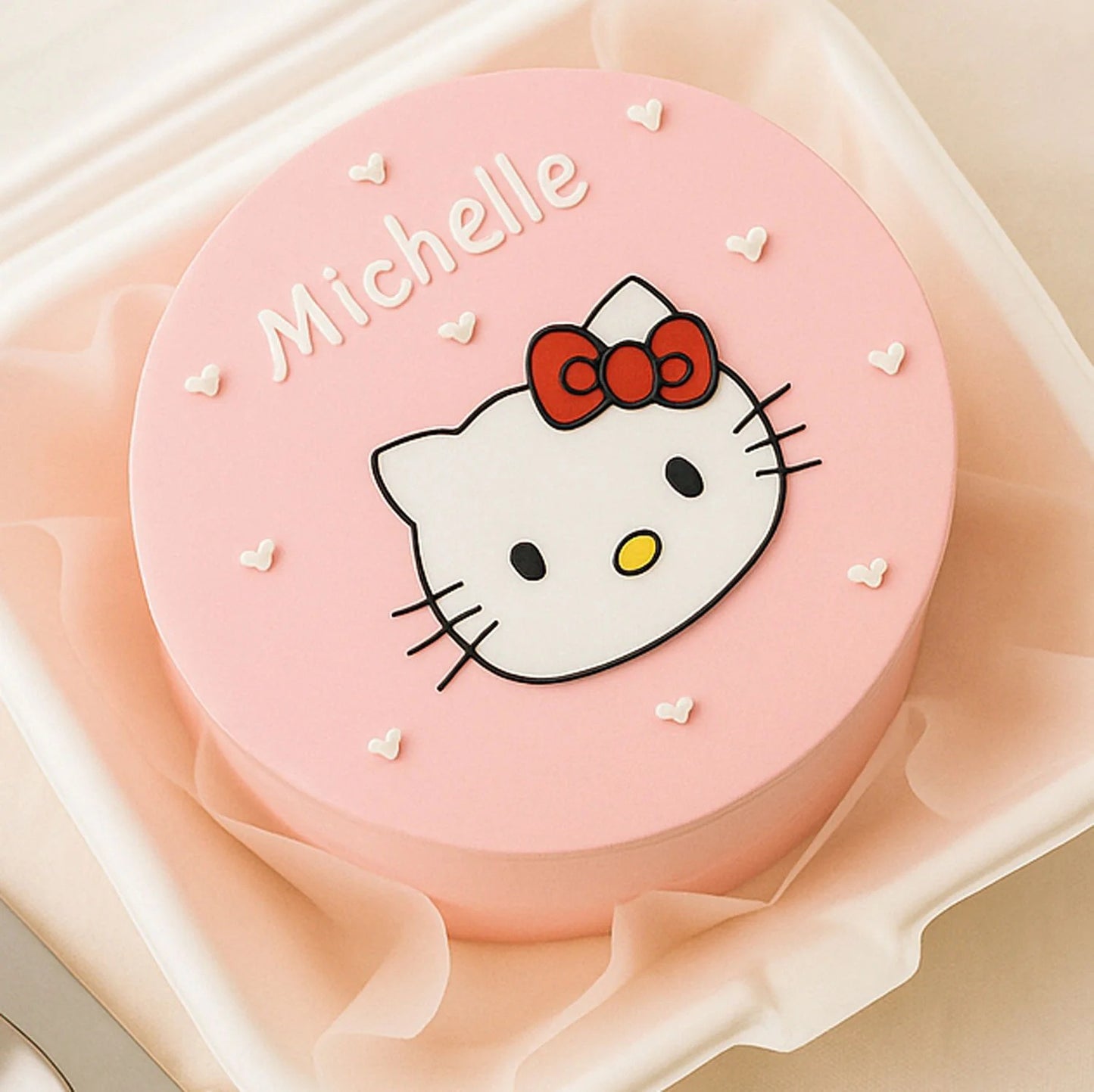 Personalized Hello Kitty Mini Cake