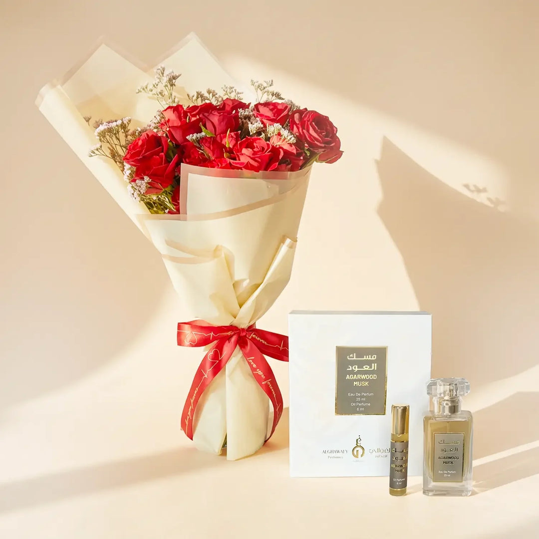 Love in Bloom Combo: Red Baby Roses
