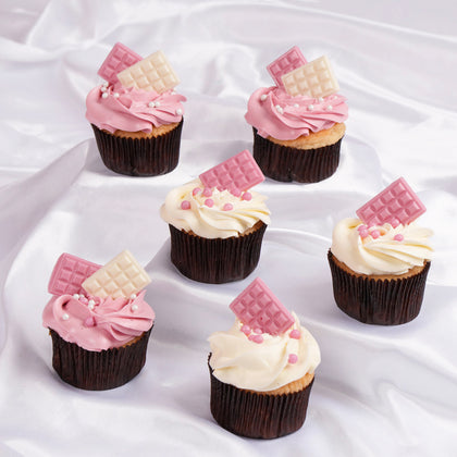 Pink Bliss Bites Vanilla Cupcakes - Perfect for Every Celebration