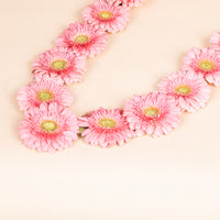 Pink Gerbera Necklace