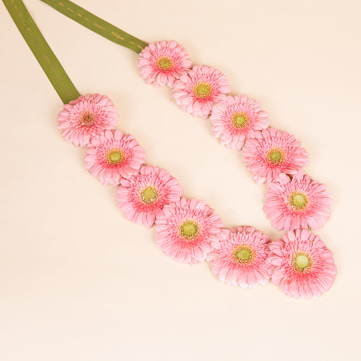 Pink Gerbera Necklace