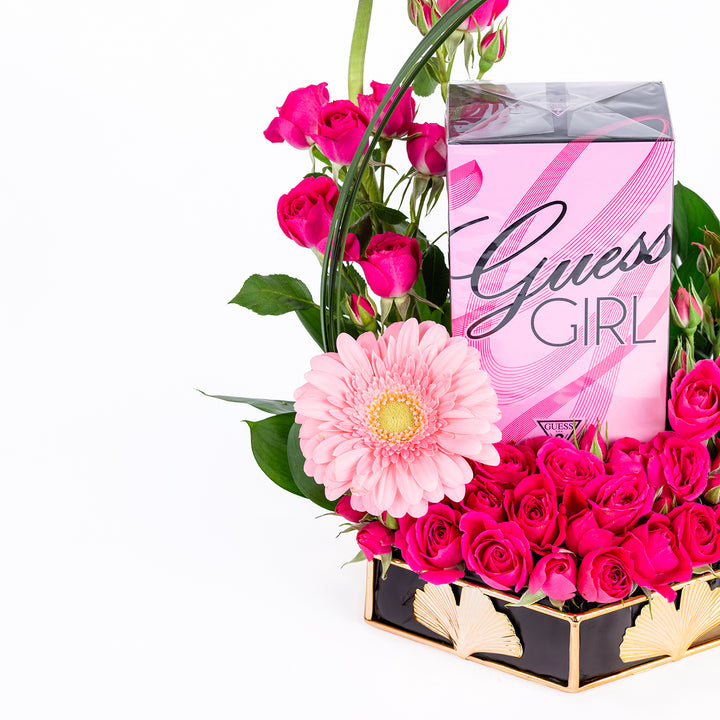 Pink & Red Bloom Tray