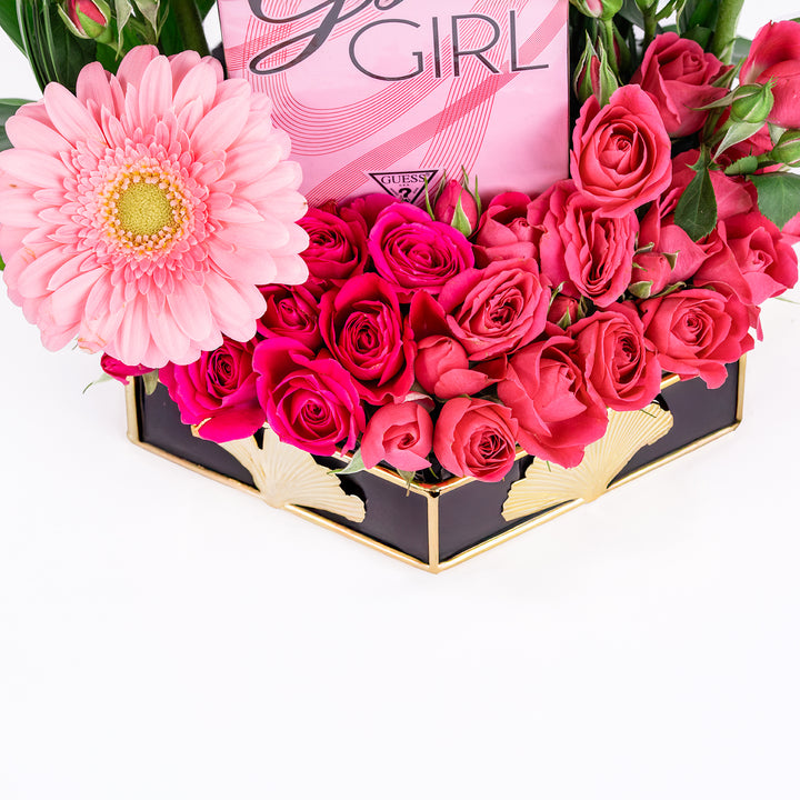 Pink & Red Bloom Tray