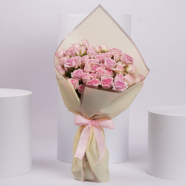 Elegant Pink Touch Bouquet with Spray Roses