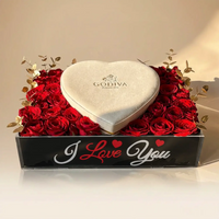 Eternal Love: Red Rose & Godiva Chocolate Gift Set