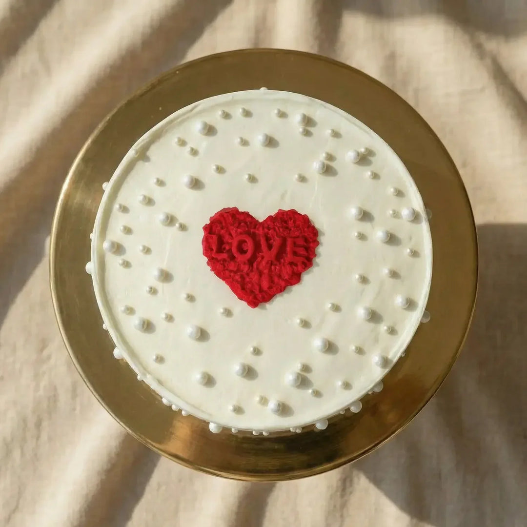 Decadent Pure Heart Chocolate Valentine Cake