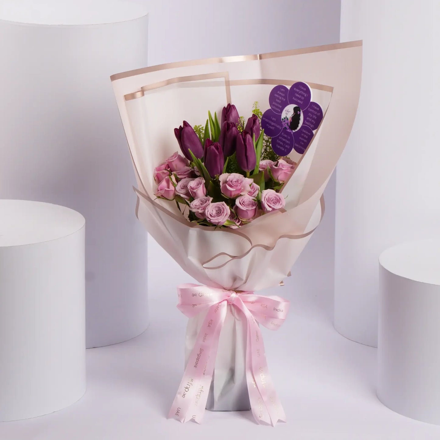 Luxe Purple Whisper Bouquet for Her