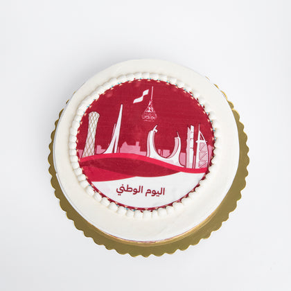 Qatar National Day Chocolate Cake