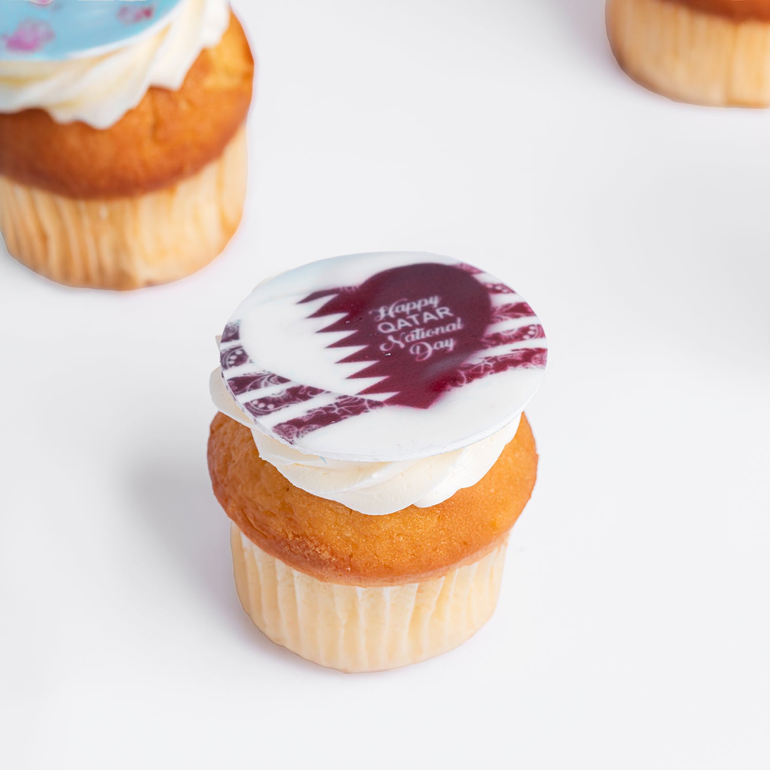 Qatar National Day Cup Cakes