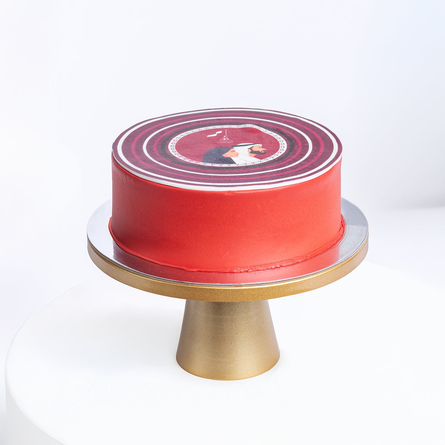 Qatar National Day Red Velvet Cake