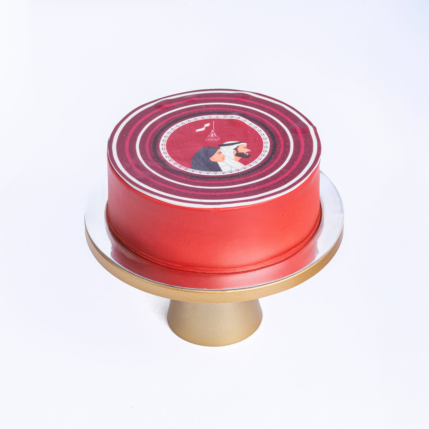 Qatar National Day Red Velvet Cake