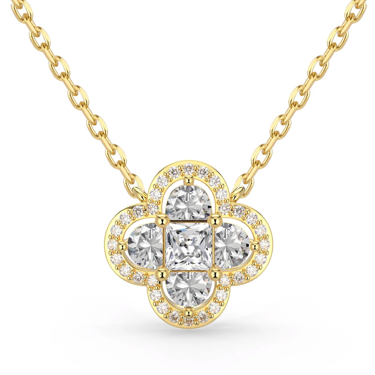 Radiant Floral Pendant