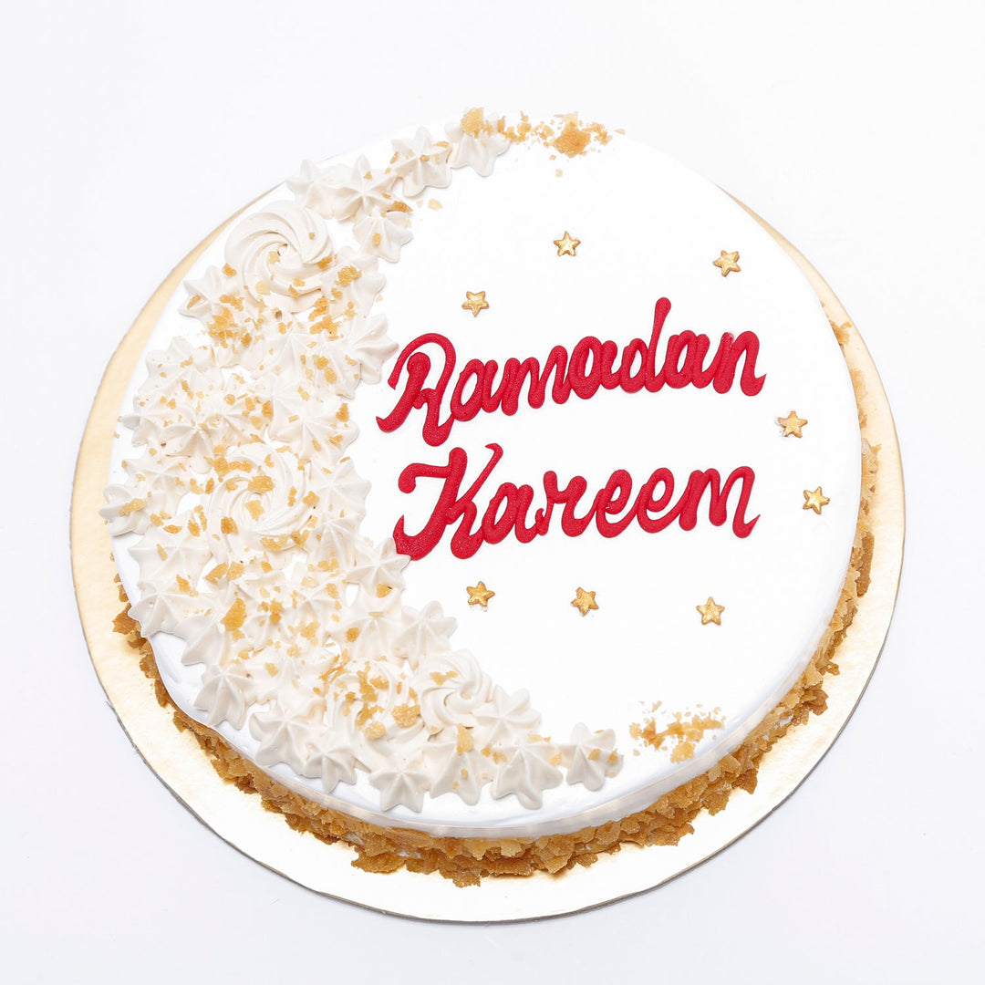Exquisite Ramadan Kareem Butterscotch Cake - 1 kg
