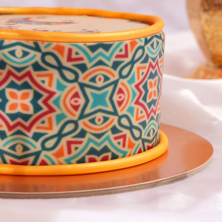 كيكة رمضان الفاخرة بالشوكولاتة والفسيفساء