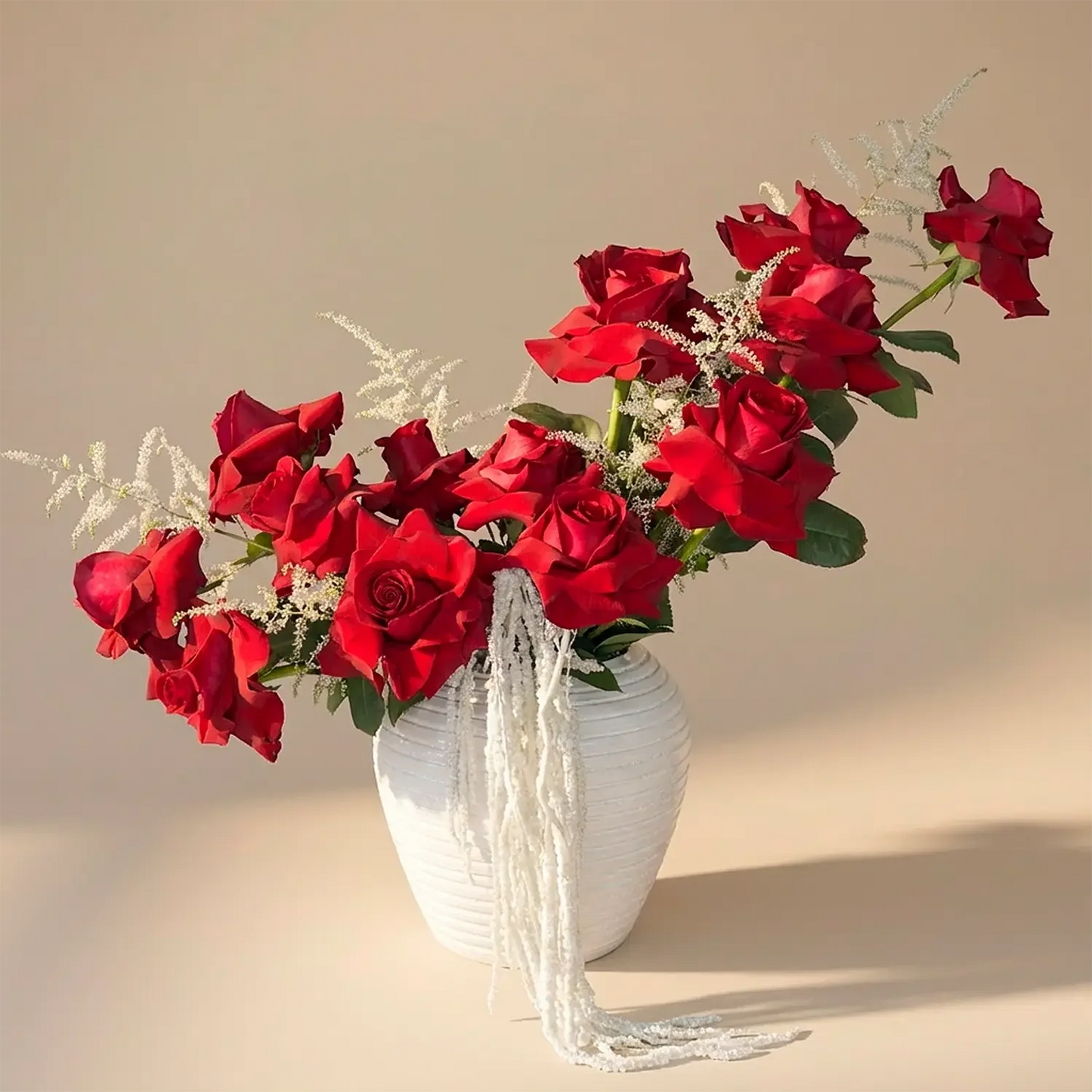 Elegant Red Reverie Floral Arrangement