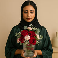 Refined Floral Designer Vase