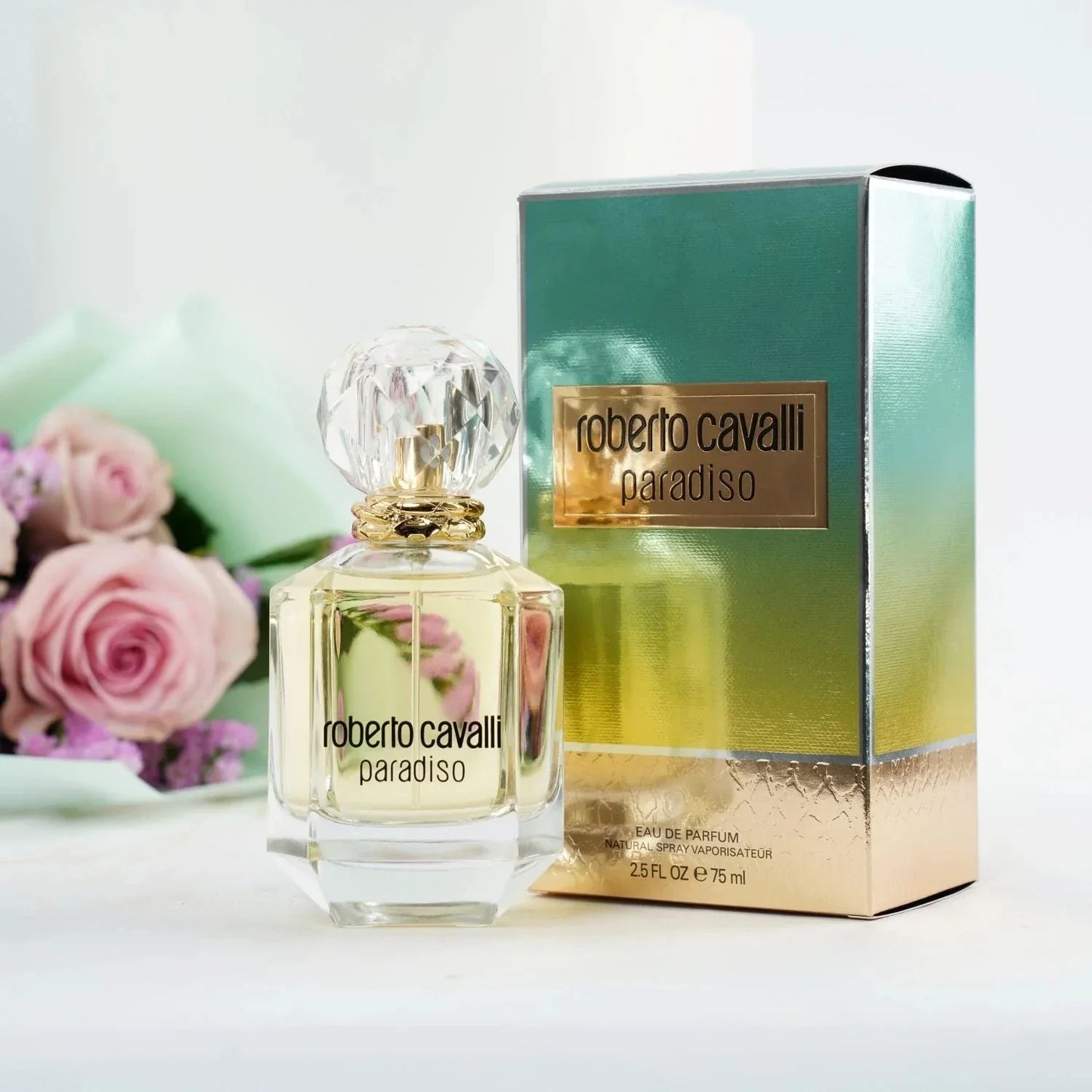 عطر روبيرتو كافالي باراديسو - ماء العطر 75 مل - سيمفونية حمضية فاخرة