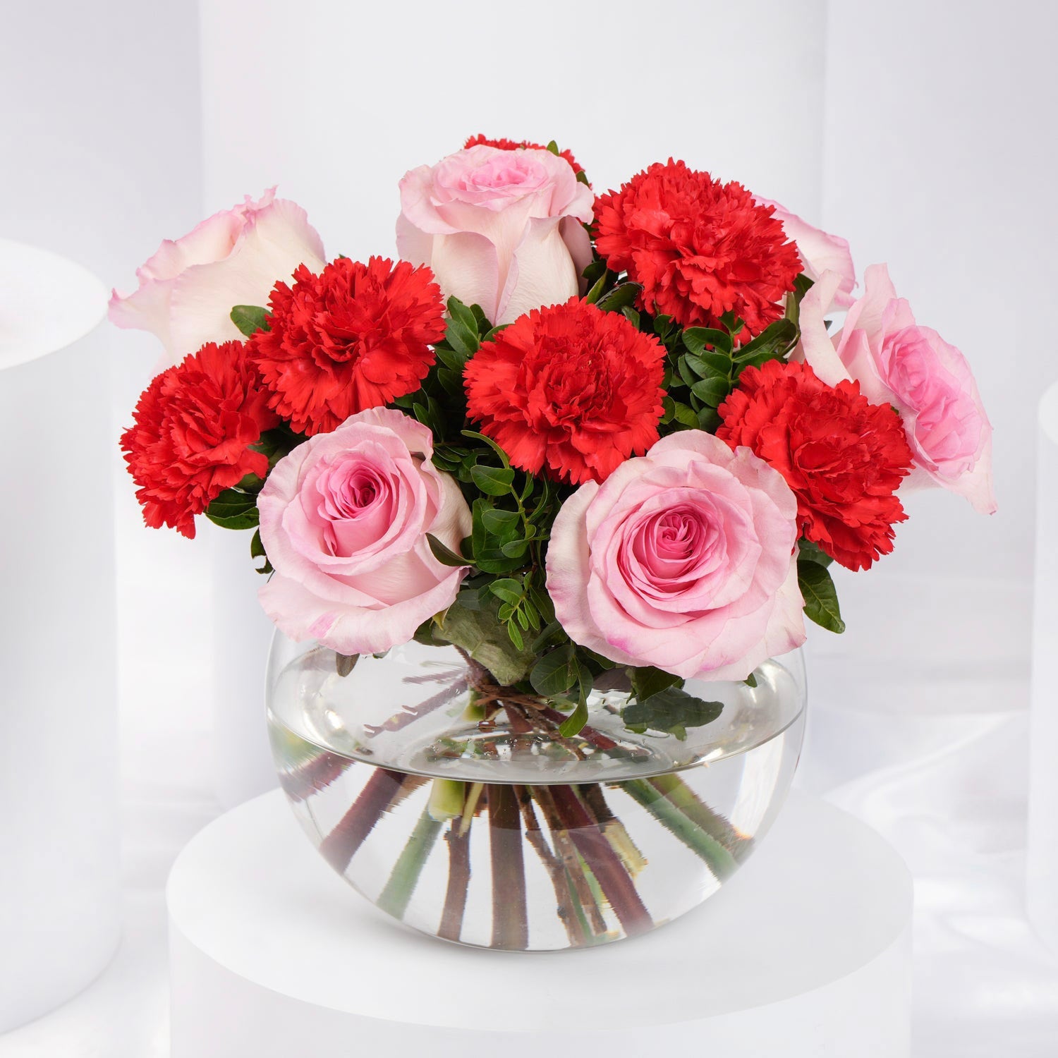 Roses & Carnation Love Arrangement