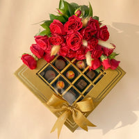 Luxury Roses & Empire Chocolate Collection