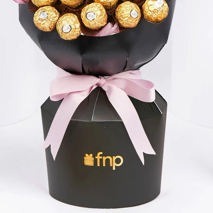 Roses & Rocher Birthday Bouquet
