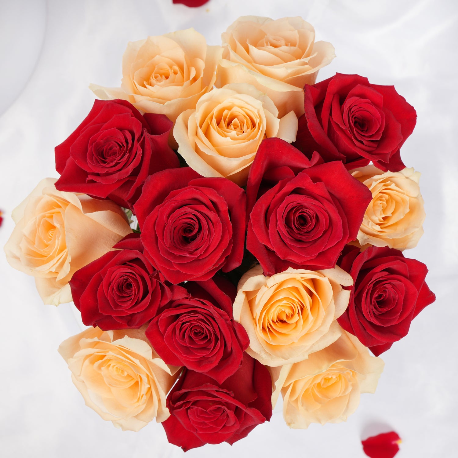 Valentine Rose Bowl N Heart Balloon Combo