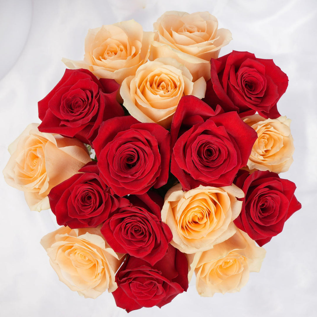 Valentine's Symphony: A Harmonious Bouquet of Roses