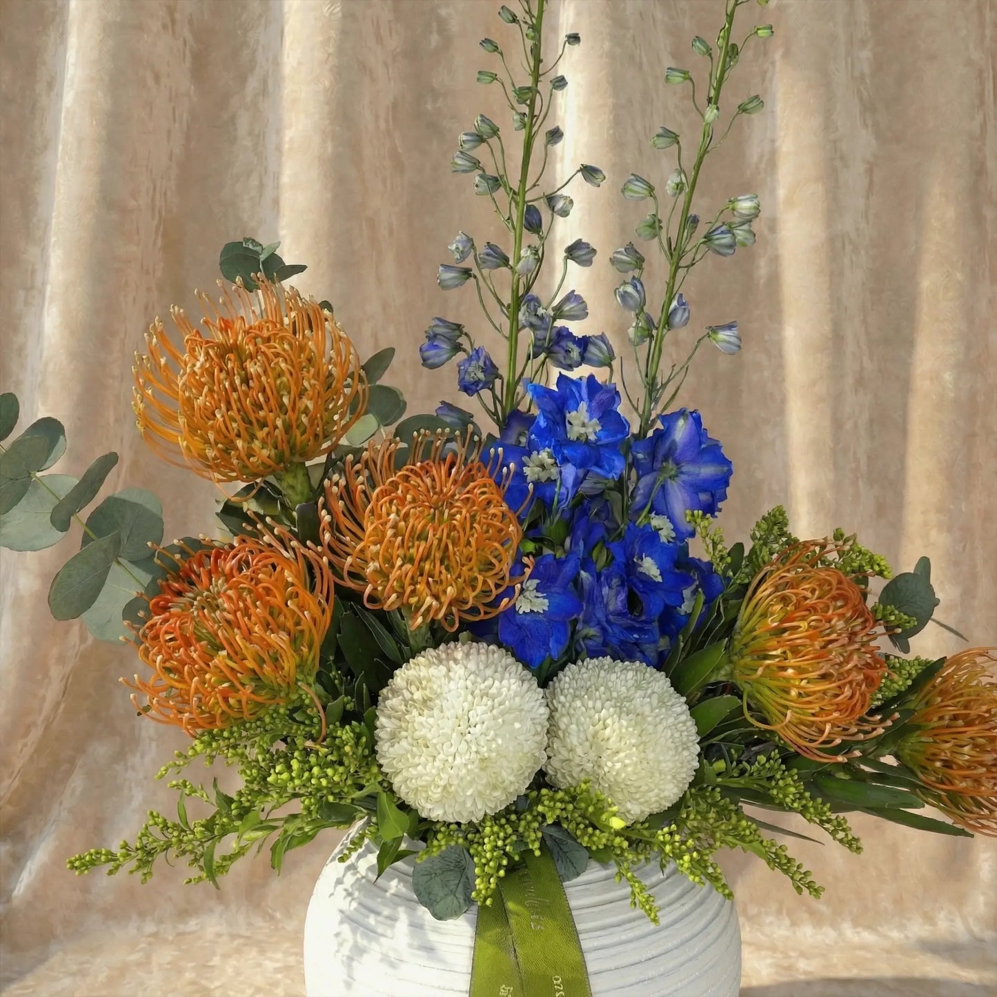 Rustic Jewel Floral Harmony Vase