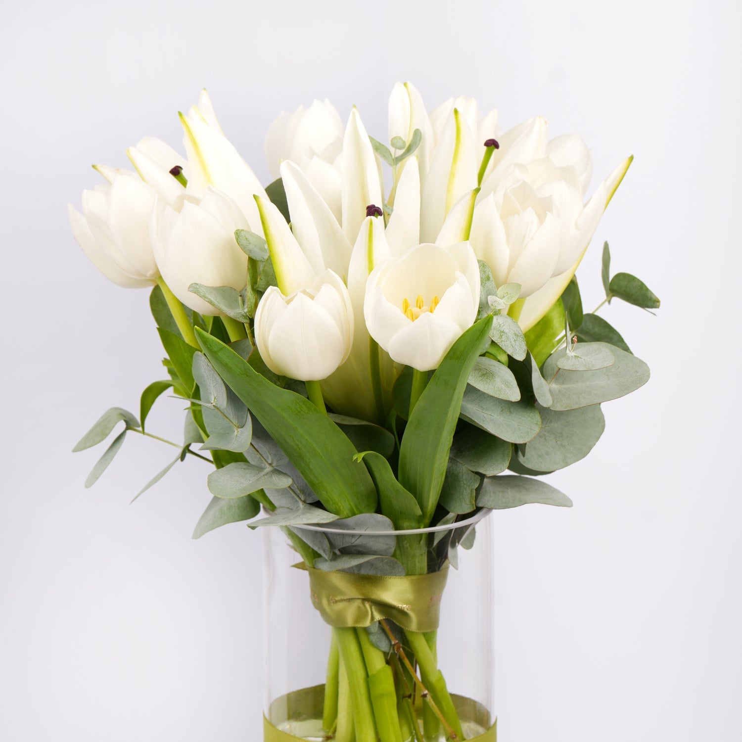 Saada | White Tulip n Lilies Vase