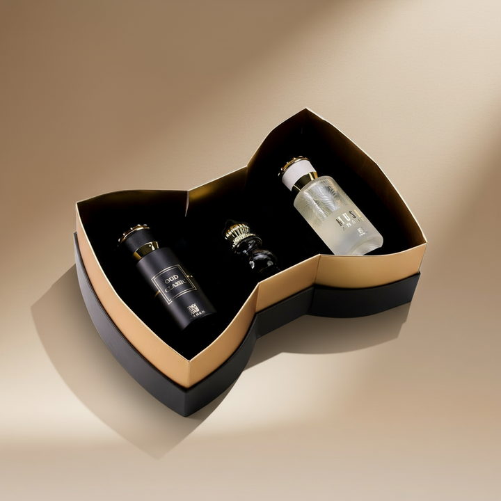 Luxurious Unisex Fragrance Gift Set with Oud and Musk