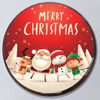 Festive Santa Chocolate Photo Cake - Half Kg Delight