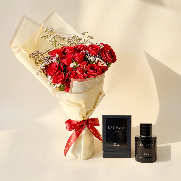 باقة سافاج لوف مع ديور سافاج إليكسير