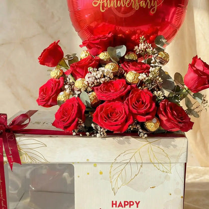 Romantic Scarlet Anniversary Gift Set
