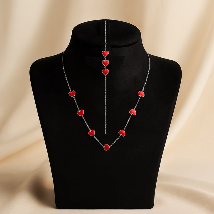 Scarlet Love Necklace Set