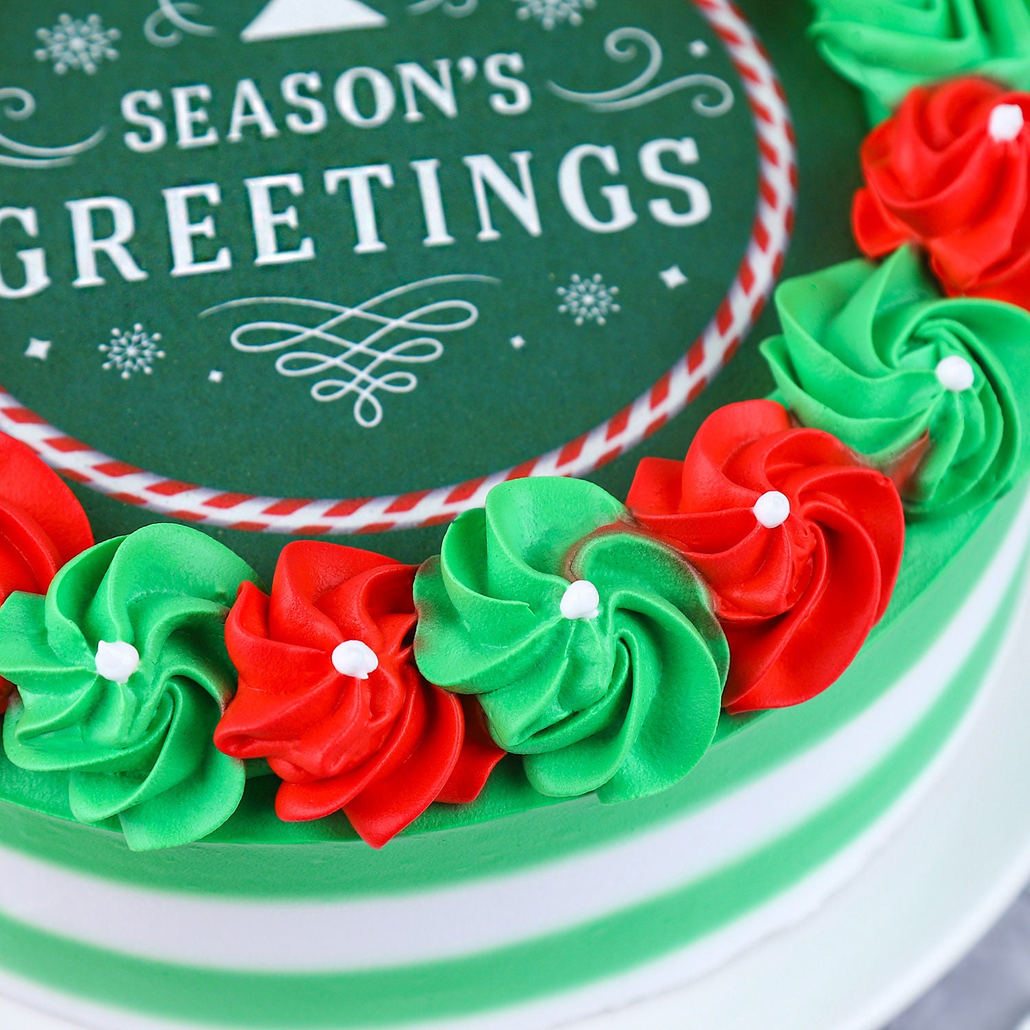 Season's Greetings Chocolate Cake